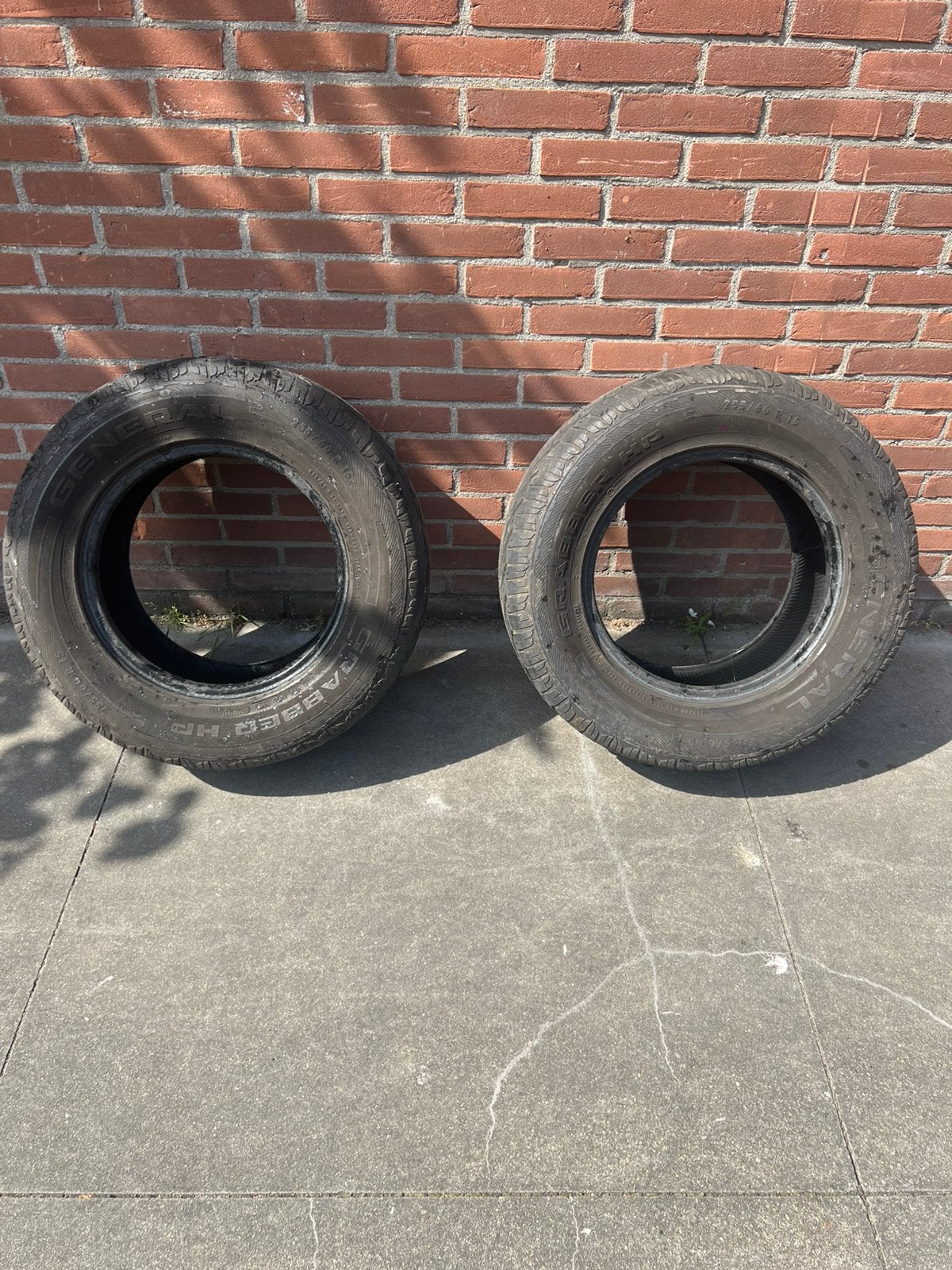 255/60 r 15 Banden in goede staat, Ophalen, Gebruikt
