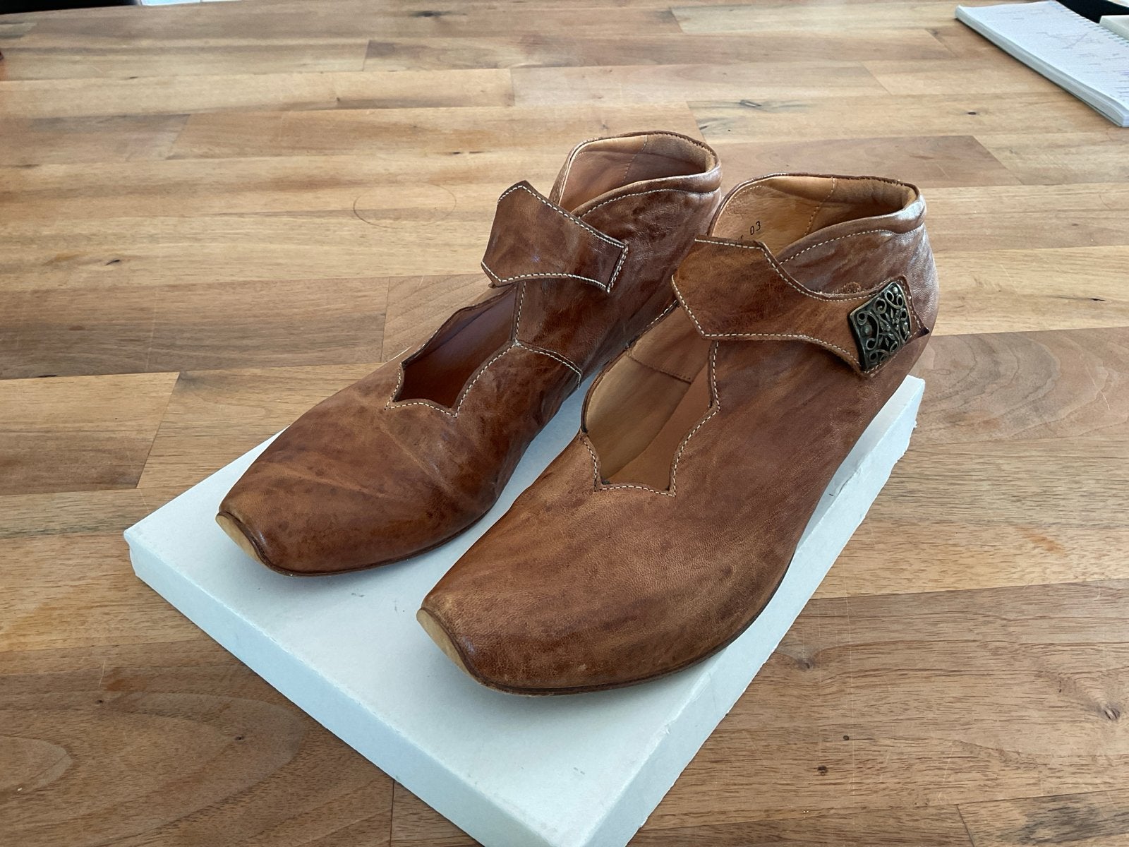 Think schoenen leer maat 40, Ophalen of Verzenden, Gedragen, Bruin