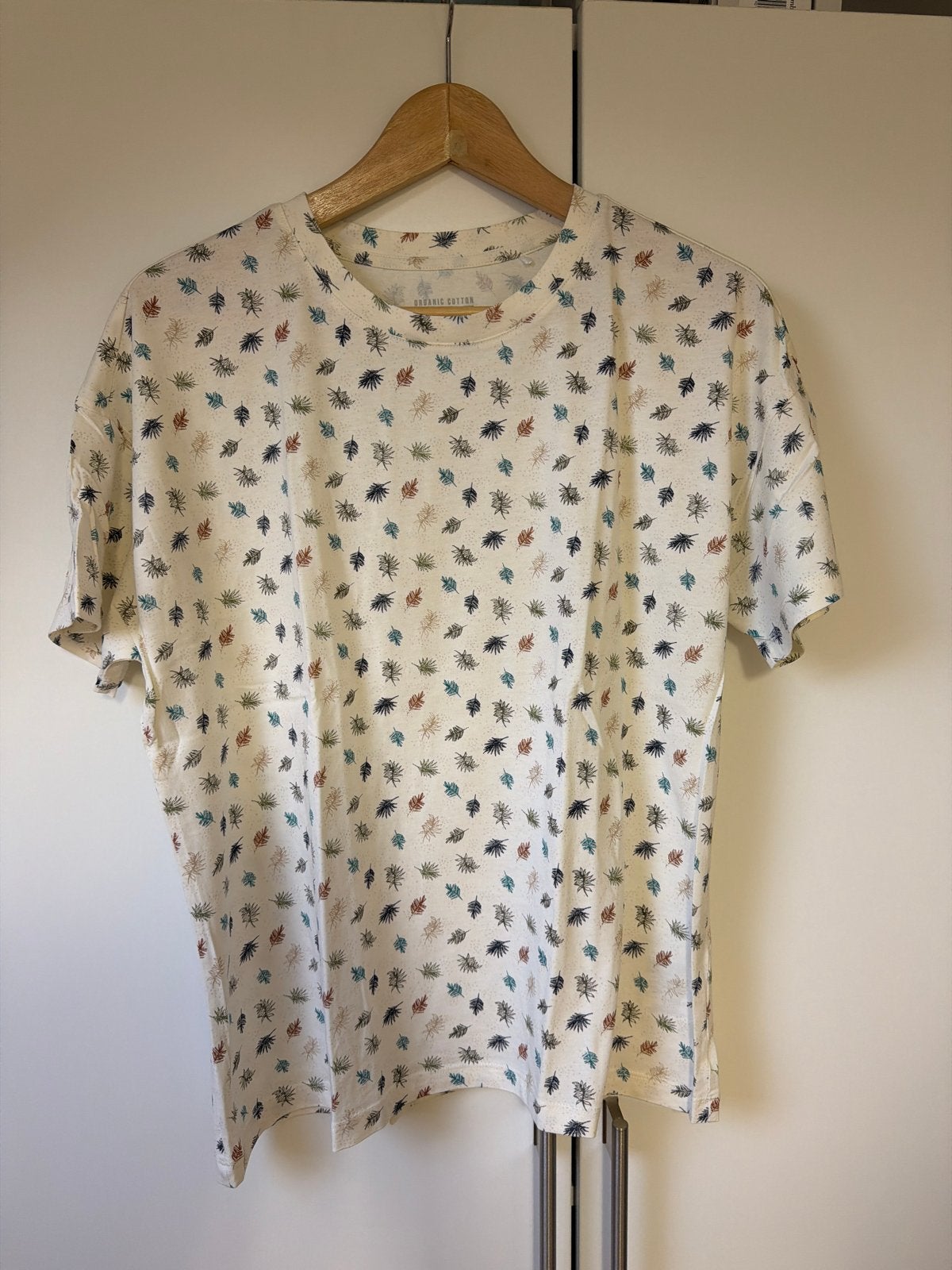Esprit T-shirt met bladerenprint - Maat L, Kleding | Dames, Sportkleding, Ophalen of Verzenden, Zo goed als nieuw, Meerkleurig