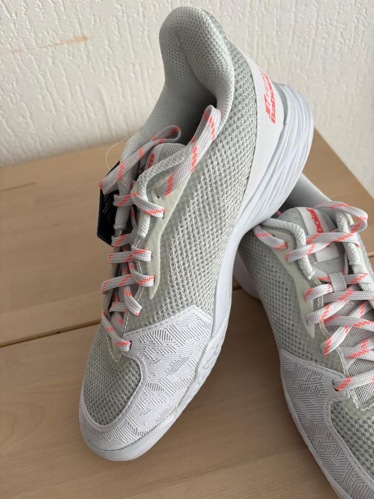 Nieuw Babolat Jet Tere All Court Dames Tennis wit Pink 38,5, L00, Schoenen, Nieuw, Ophalen of Verzenden