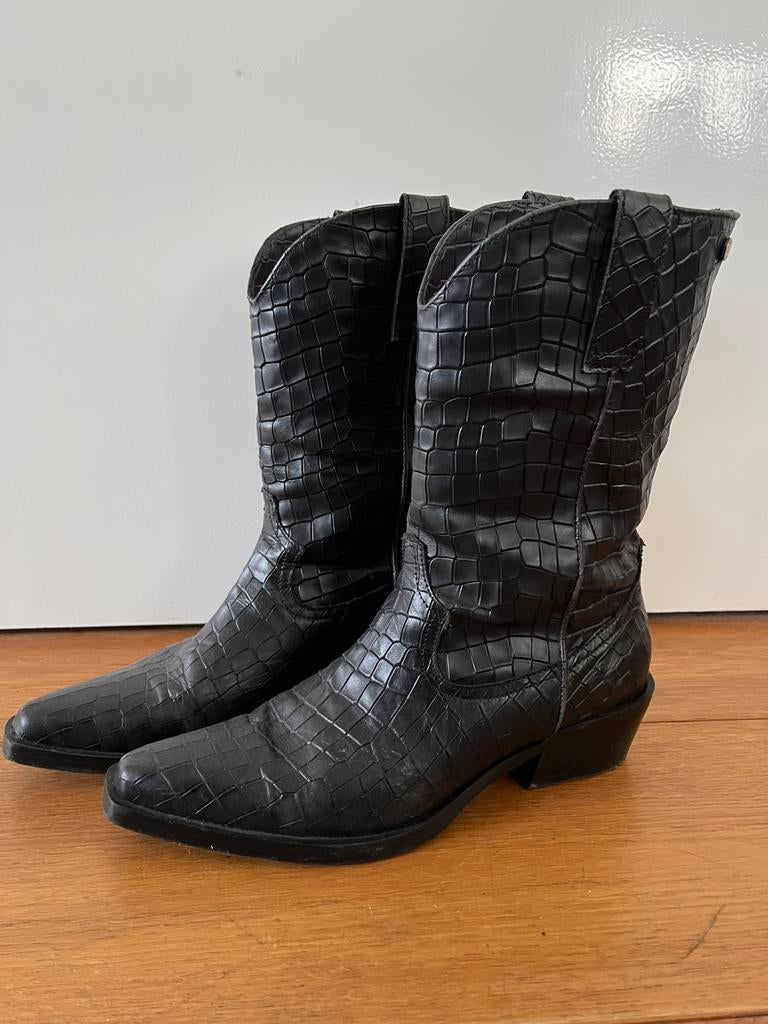 Notre V croco laarsjes maat 39, Verzenden, Zo goed als nieuw