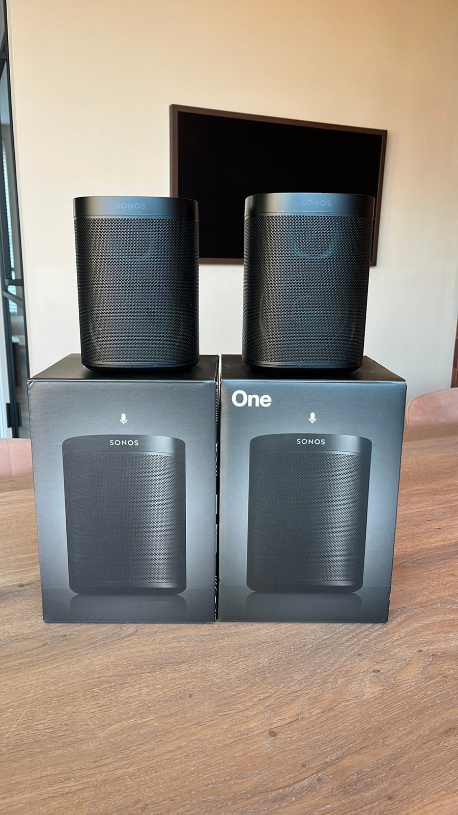 Sonos one set gen2, Soundbar, 70 watt of meer, Zo goed als nieuw, Overige spelers