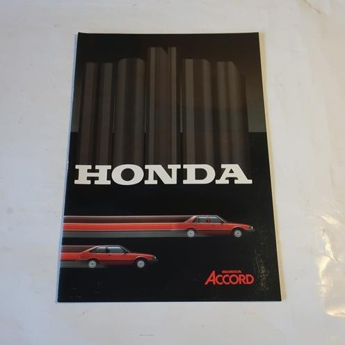 Honda Accord 1985 folder origineel Nederlands NL tekst, Ophalen of Verzenden, Gelezen, Honda
