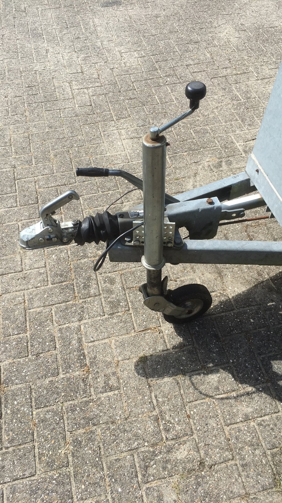 1.5  paards Wesco trailer voor onderdelen of reparatie, Ophalen, Gebruikt