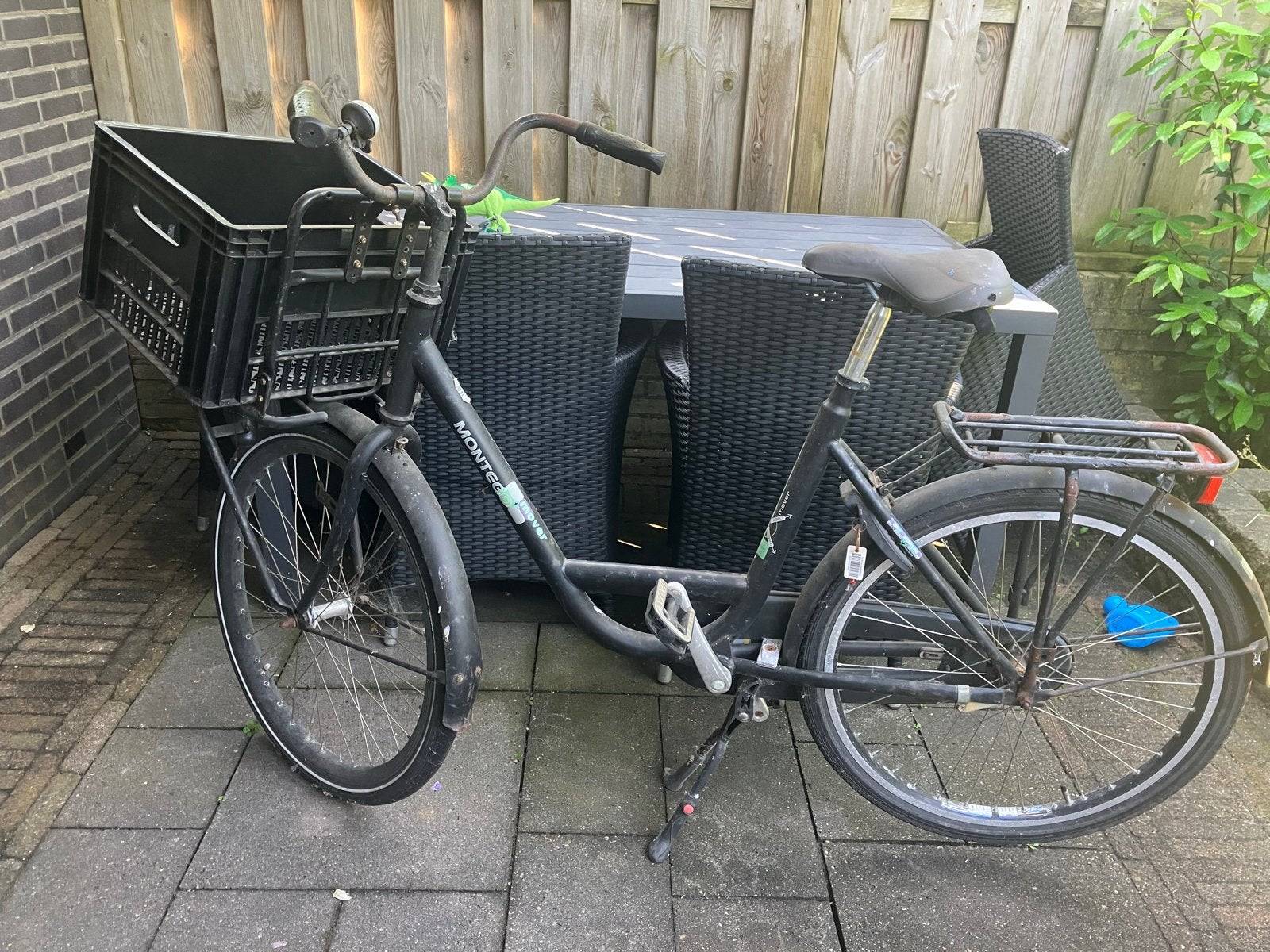 Montego transportfiets met krat, Ophalen, Gebruikt, Overige merken