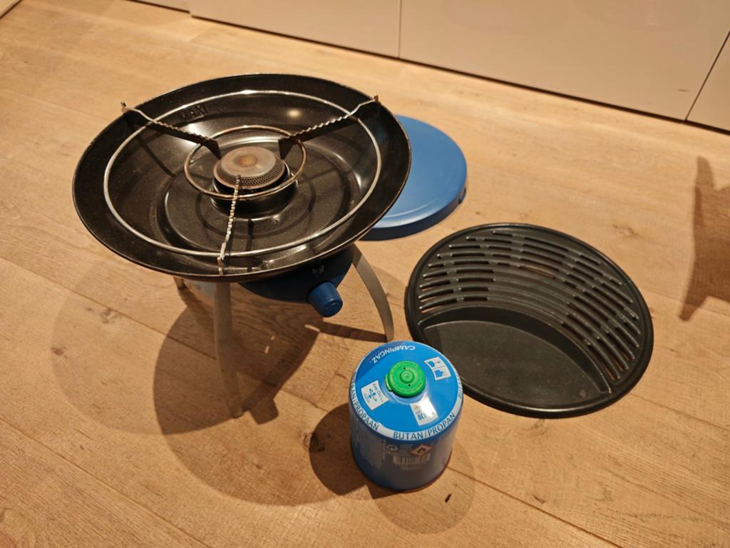 Campingaz Party Grill 200 met gasfles, Ophalen, Gebruikt