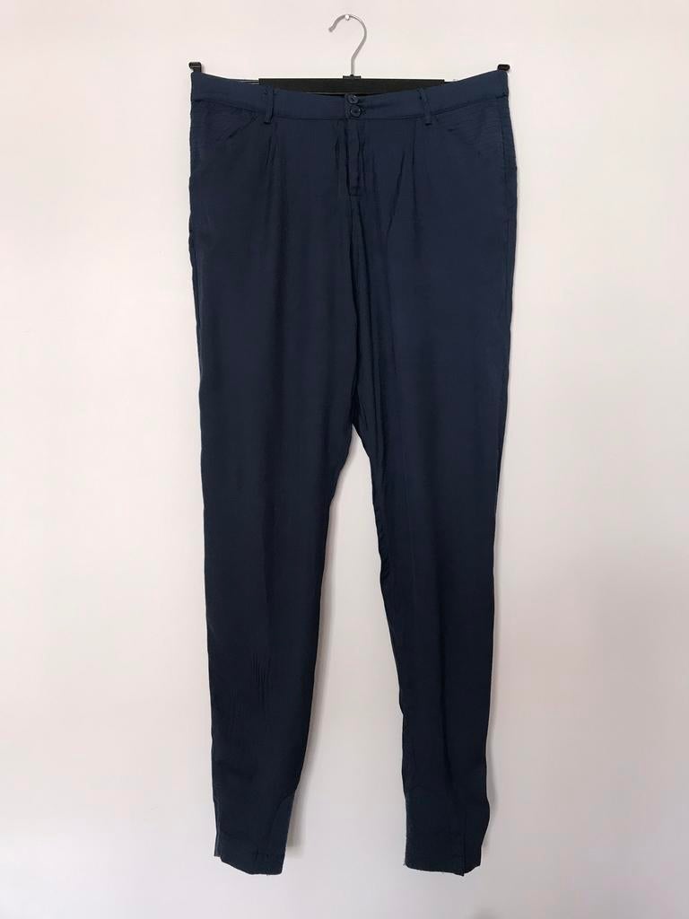 Vila M donkerblauwe slacks antara harem wijde broek egf, Kleding | Dames, Broeken en Pantalons, Maat 38/40 (M), Blauw, Vila, Ophalen of Verzenden