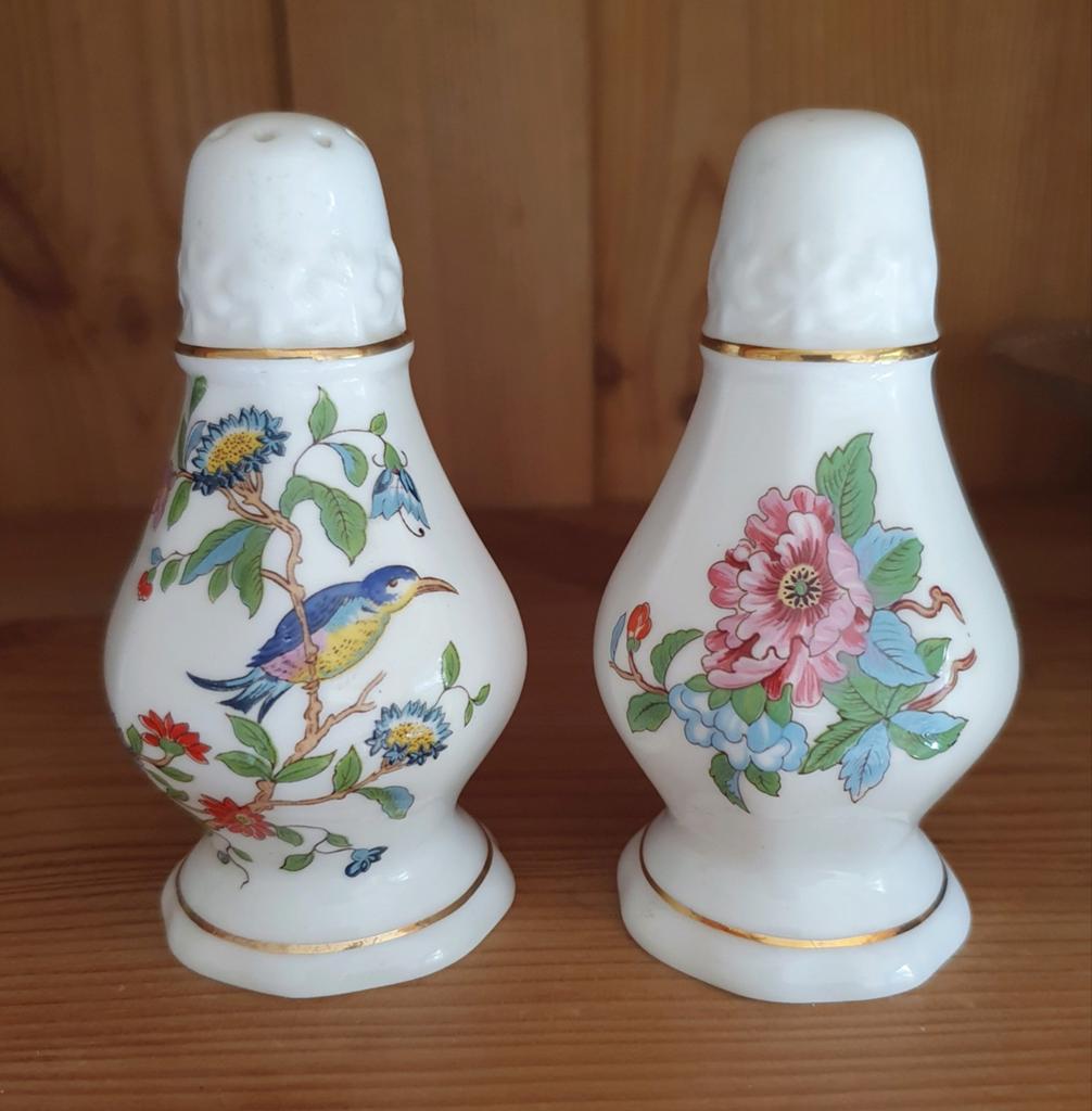 Vintage porselein, peper- en zoutstel, Aynsley Pembroke, Ophalen