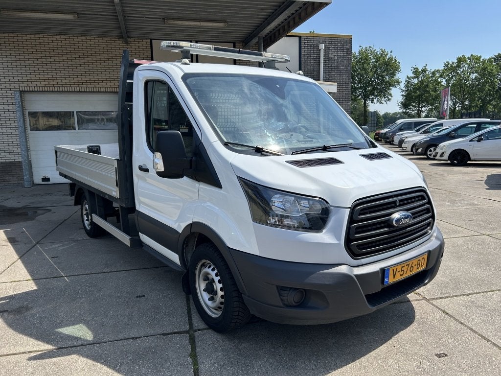 Ford Transit 310 2.0 TDCI L2 PICK-UP OPEN LAADBAK EURO 6, Auto's, Ford, 4 cilinders, Wit, Origineel Nederlands, Bedrijf