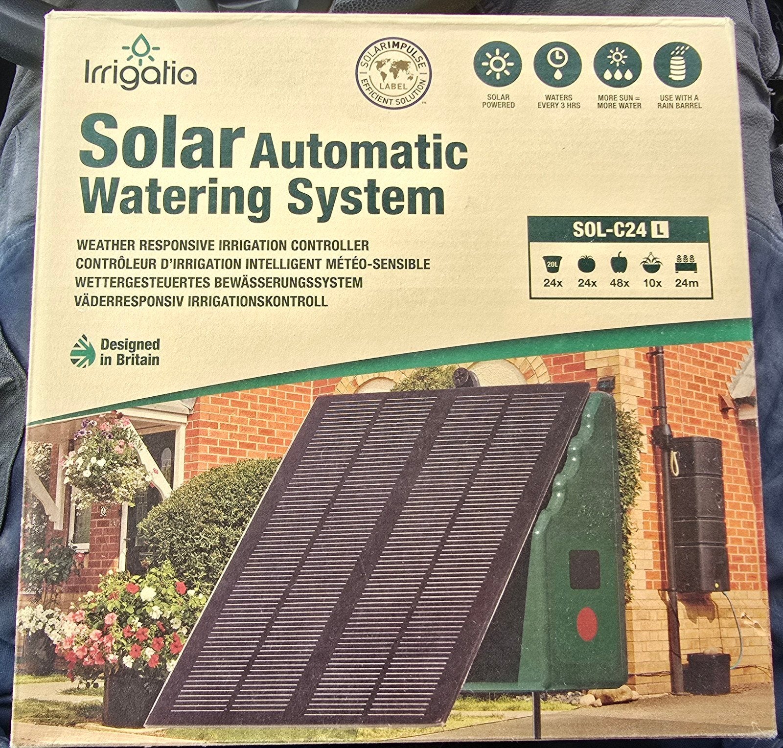 Irriagtia Solar Automatische bewateringsysteem SOL-C24L, Ophalen of Verzenden, Nieuw, Overige typen