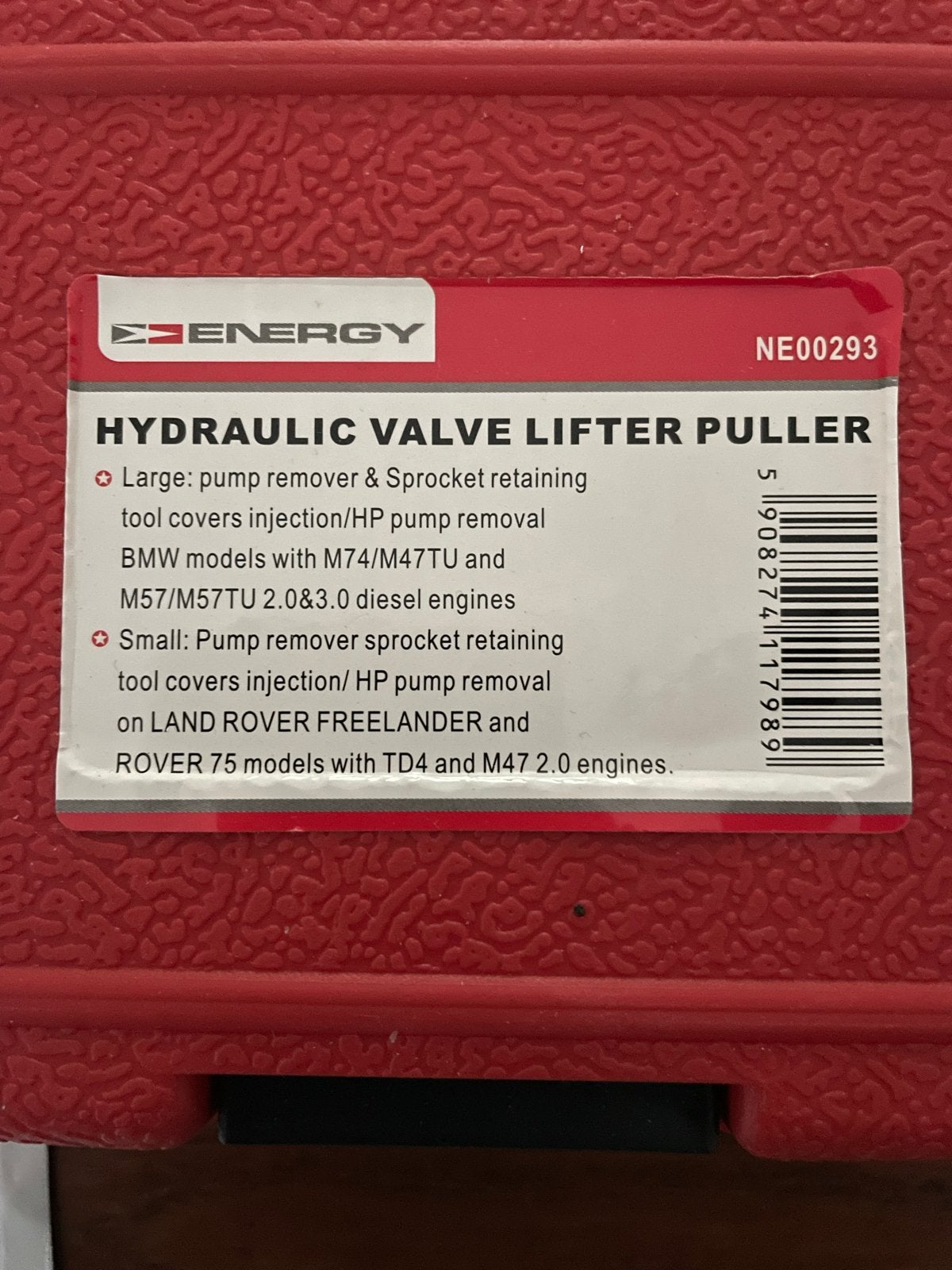 Hydraulische  injector verwijderaar BMW Land Rover, Ophalen of Verzenden, Nieuw, BMW