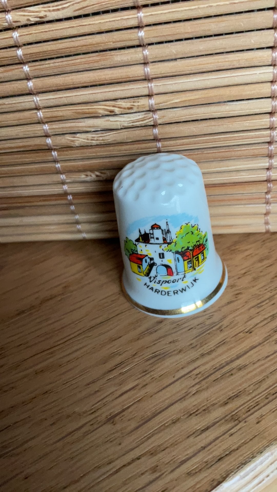 Harderwijk vingerhoed vingerhoedje vingerhoedjes vingerhoed, Verzenden, Nieuw, Porselein