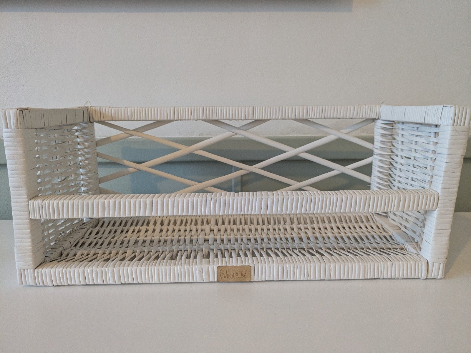 Rotan muurdecoratie voor babykamer, Ophalen, Zo goed als nieuw, Wit, Wanddecoratie
