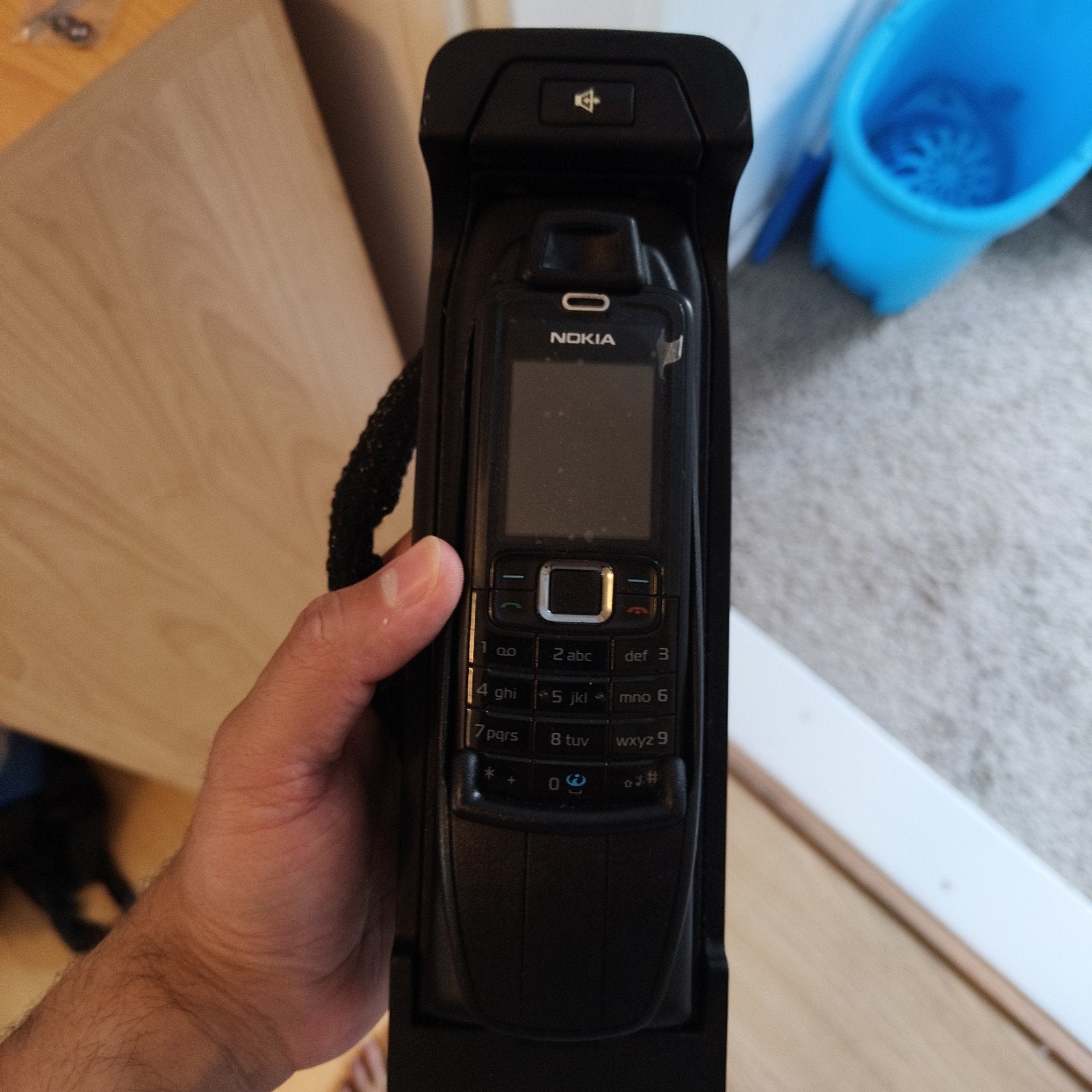 BMW E90 Originele Telefoonhouder met Nokia Telefoon, Gebruikt, Zwart, Fysiek toetsenbord, Ophalen of Verzenden