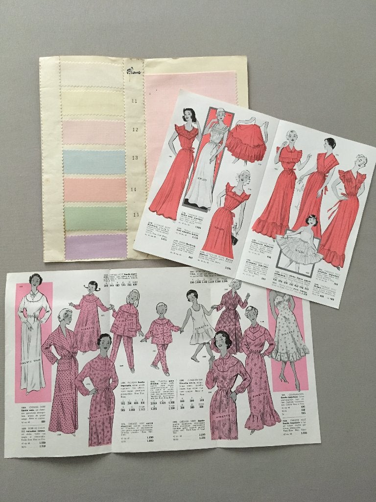 Ondergoed brochures 1955-1958, Verzenden, Zo goed als nieuw, Overige typen