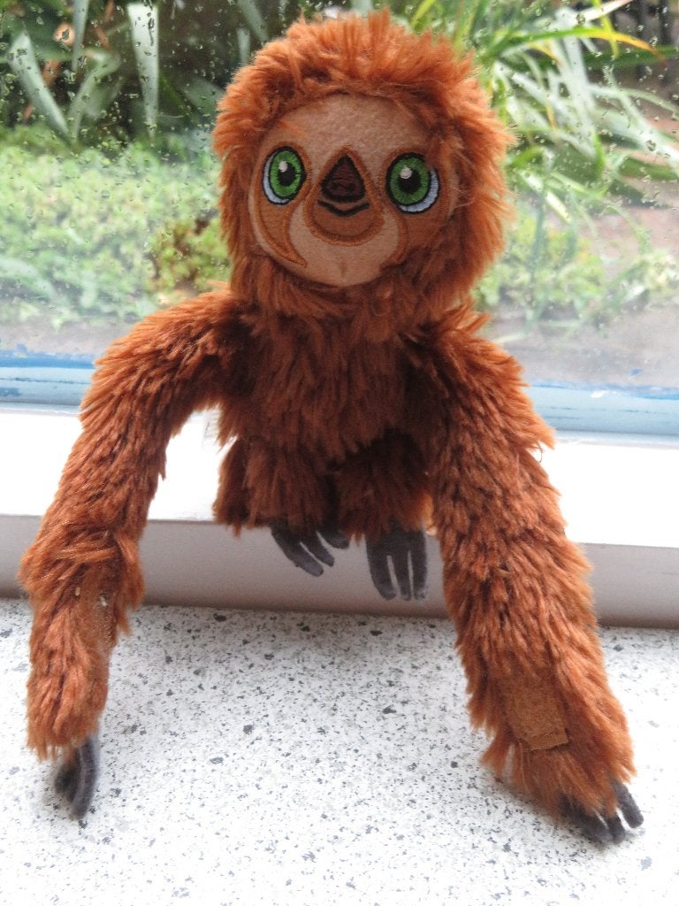 Luiaard The Croods merk DreamWorks meet ca 14 cm, Overige typen, Ophalen of Verzenden, Zo goed als nieuw, Wasbaar