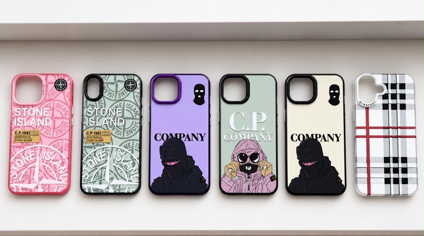 Diverse iPhone hoesjes: Stone Island, C.P. Company, Burberry, Kunststof, IPhone 13, Overige merken, Hoesje of Tasje