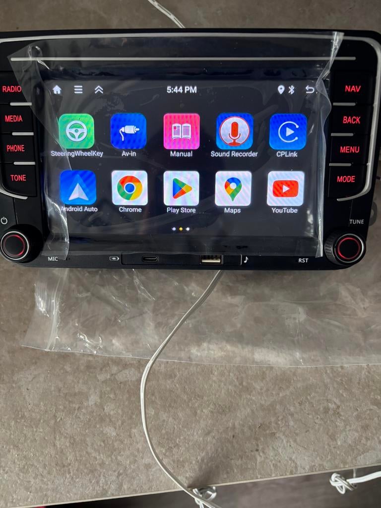 RNS510 look met CarPlay voor Volkswagen GRATIS MONTAGE WEEK, Auto diversen, Ophalen of Verzenden, Nieuw