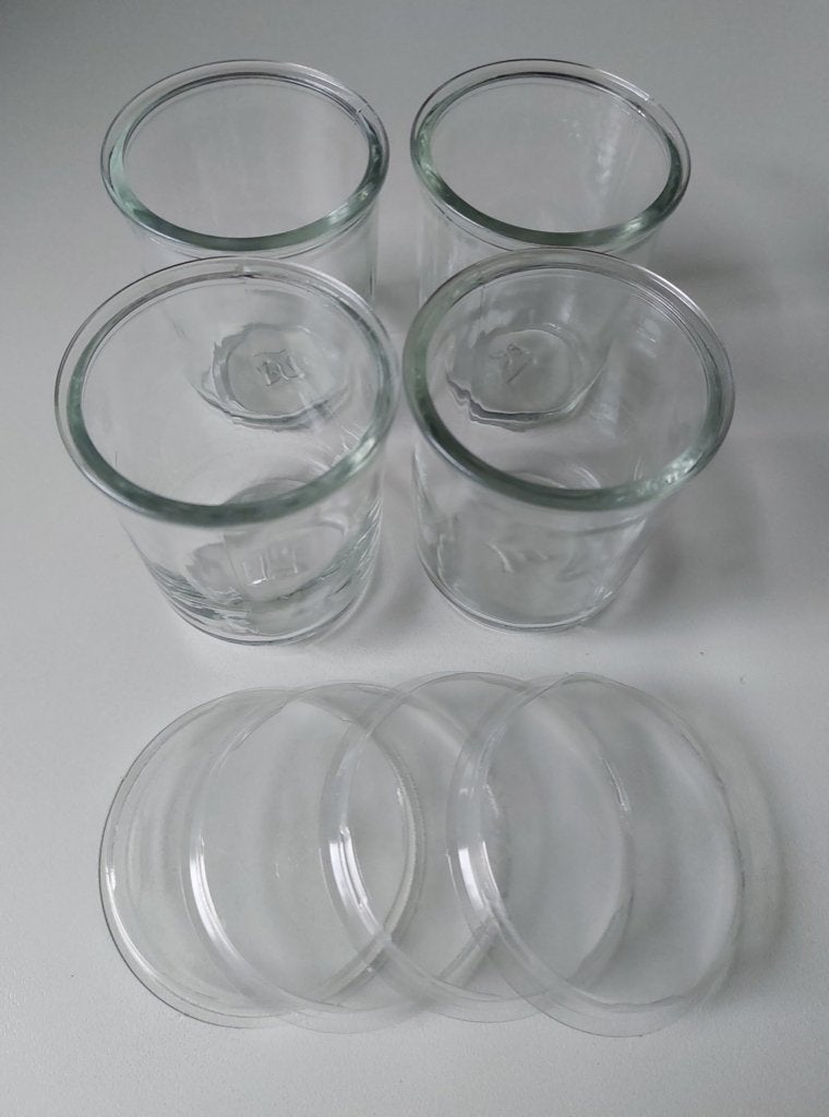 Schaaltjes met deksel 6 stuks (zie foto's), Ophalen of Verzenden, Zo goed als nieuw