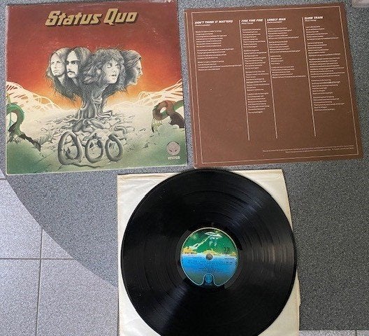 Status Quo/Live-2lp/BlueForYou/OnTheLevel/Hello!/NeverTooLat, Overige formaten, Ophalen of Verzenden, Zo goed als nieuw, Complilatie