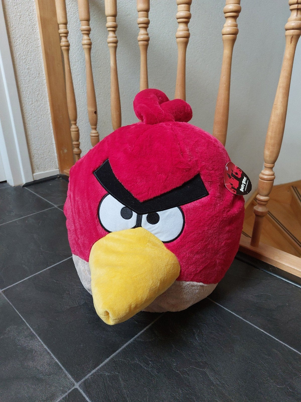 Grote rode angry birds knuffel 40 cm, Ophalen of Verzenden