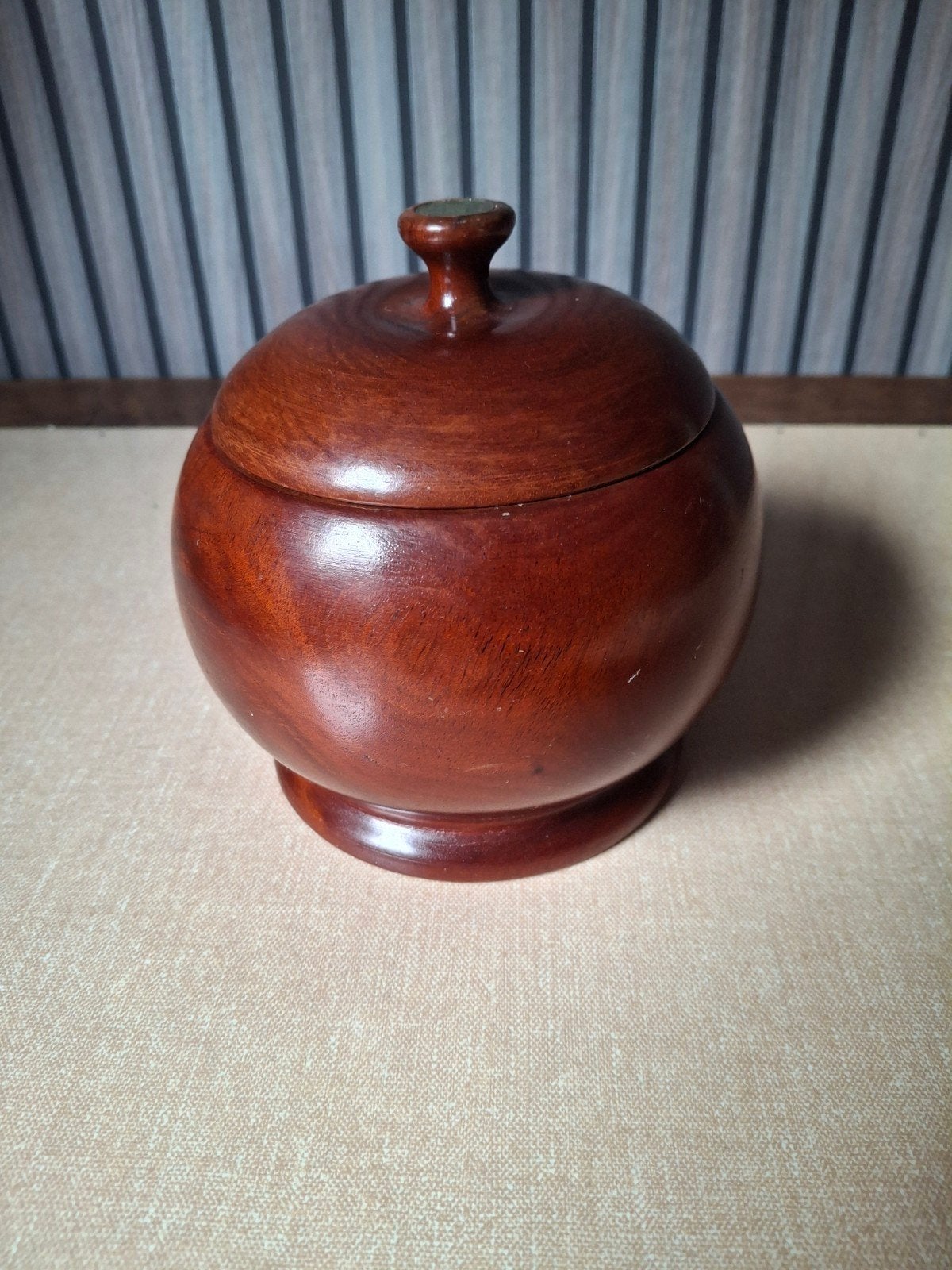 Houten opbergpot, Ophalen of Verzenden