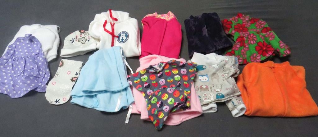 poppenkleertjes pakket winter  voor babypop born 43cm, Ophalen of Verzenden, Nieuw, Babypop