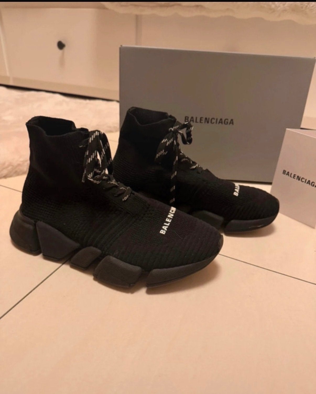 Balenciaga Speed 2.0 Lace Up Sneakers - Zo goed als nieuw, Kleding | Dames, Schoenen, Ophalen of Verzenden, Zo goed als nieuw