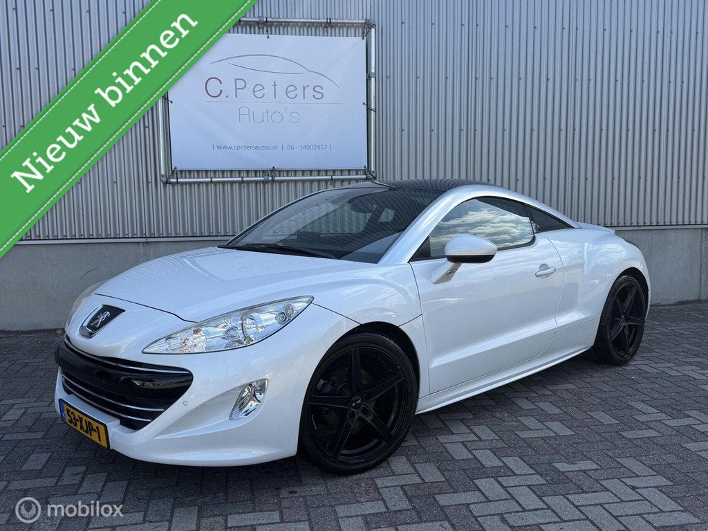 Peugeot RCZ 1.6 THP 2012 Wit Metallic / Leer / Stoelverwarmi, Auto's, Peugeot, Voorwielaandrijving, Euro 5, 15 km/l, Gebruikt