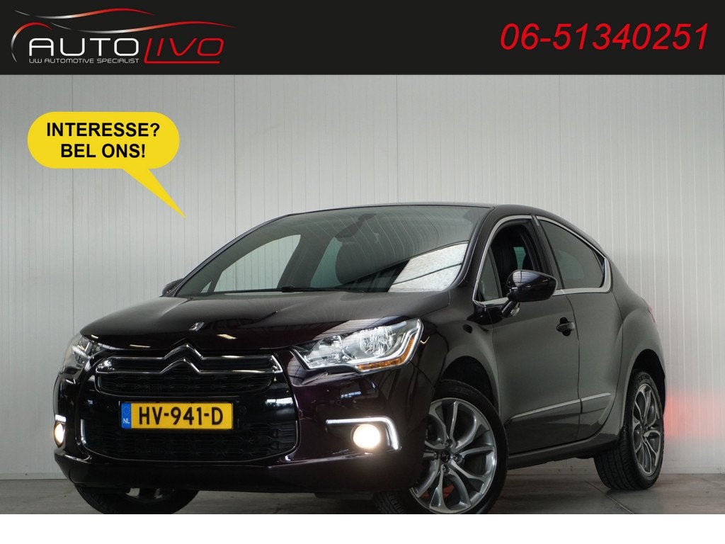 DS DS 4 1.2 PureTech 1e EIG LEER APPLE/ANDROID DENON MASSAGE, Auto's, DS, Gebruikt, Bedrijf, Handgeschakeld, 19 km/l