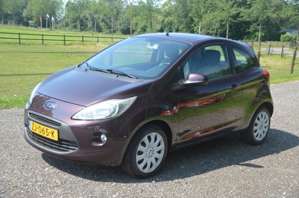 Ford Ka 1.2 Trend Airco 102.000 km (bj 2010), Auto's, Voorwielaandrijving, Stof, Gebruikt, 1242 cc