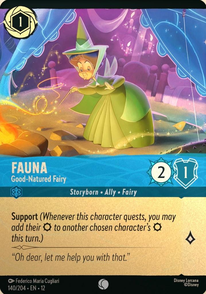 Disney Lorcana - Wilds Unknown - 012-140 - Fauna (FOIL), Ophalen of Verzenden, Nieuw, Losse kaart, Foil