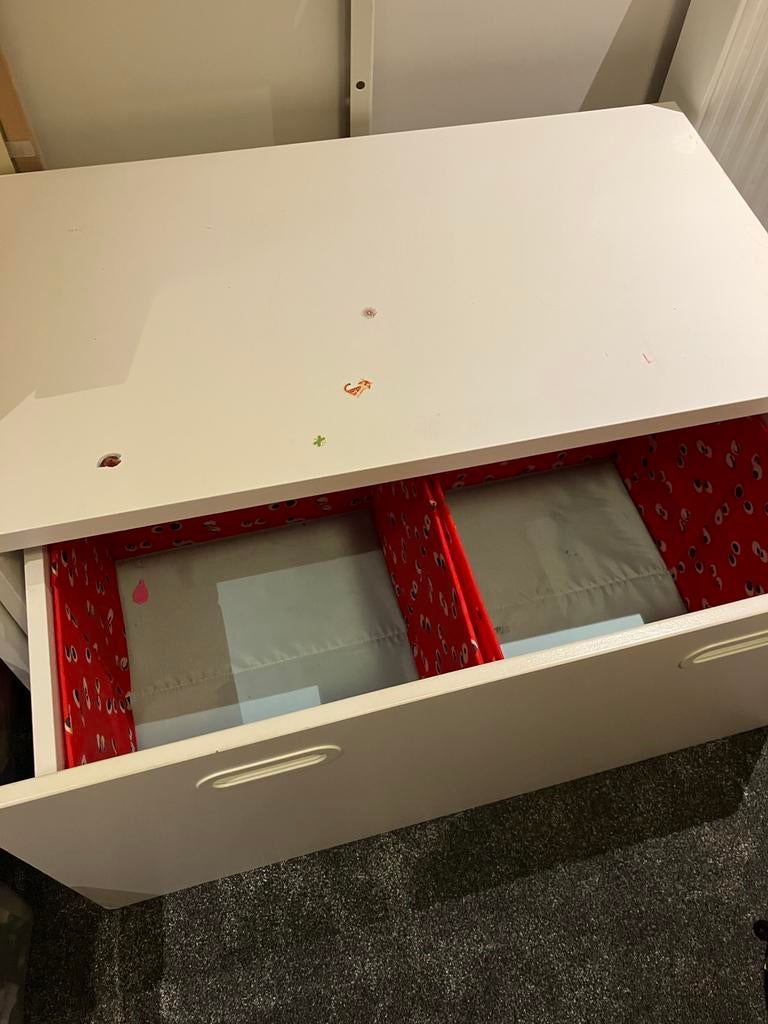 Ikea SMASTAD speelgoedkist/opberglade, Huis en Inrichting, Kasten | Ladekasten, Ophalen, Gebruikt, 1 of 2 laden, 50 tot 100 cm