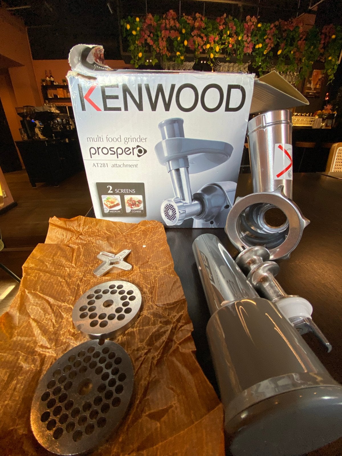 Kenwood Multi Food Grinder Prospero AT281 Opzetstuk, Ophalen of Verzenden, Nieuw, 3 snelheden of meer