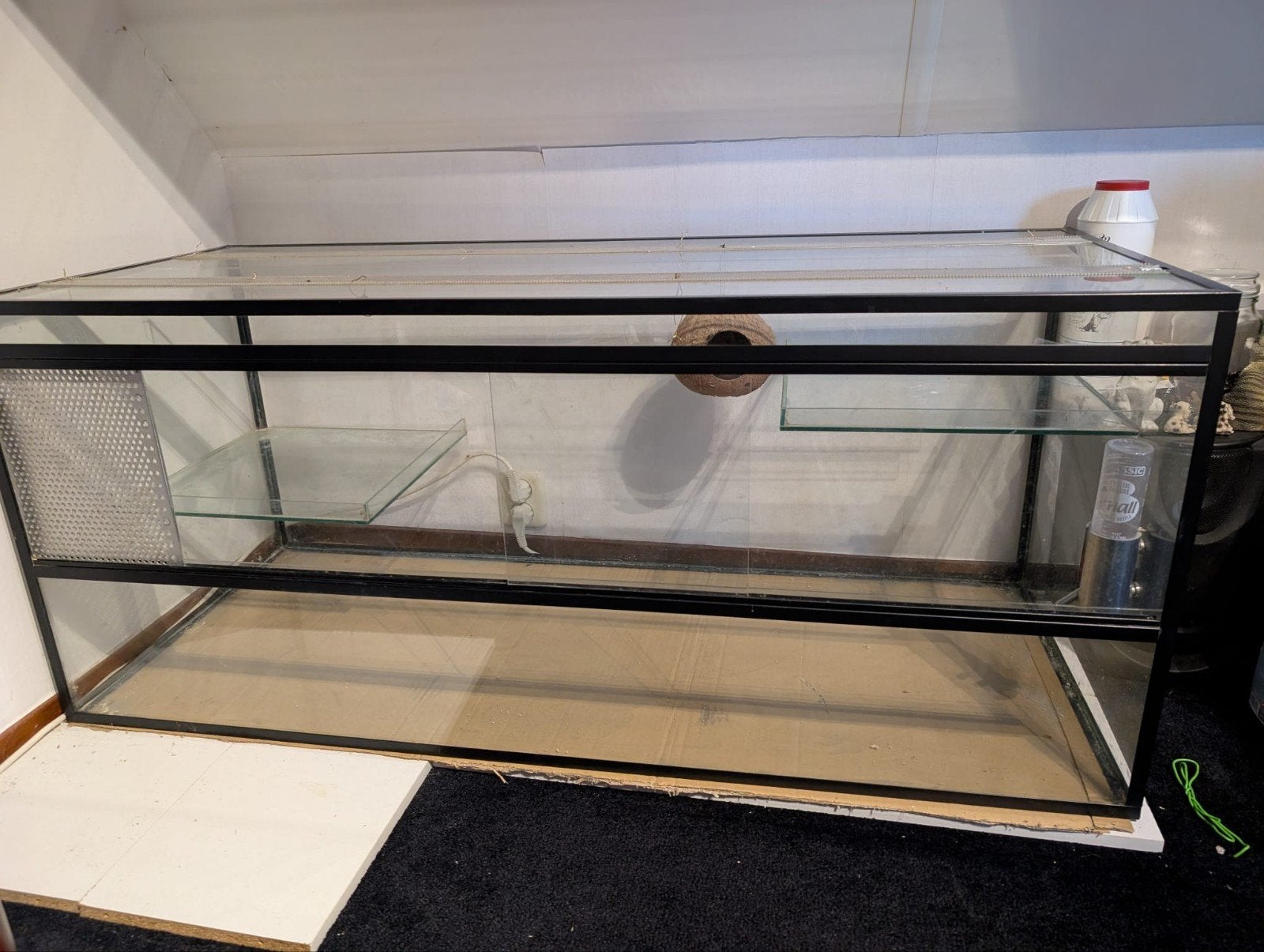 Grote ratten, hamster, gerbil terrarium kooi 120 cm lang, Ophalen, Hok, Hamster, 90 cm of meer
