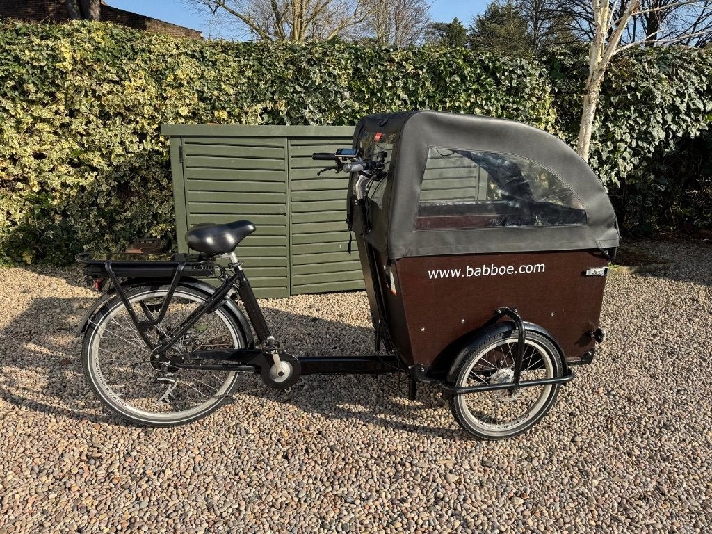 Babboe Dog elektrische bakfiets: Second hand+extra battery, Gebruikt, Elektrisch, 2 kinderen, Schijfrem