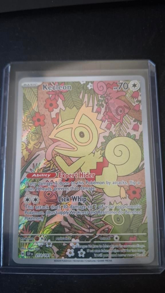 Kecleon Pokémon Kaart - Expert Hider - Zo goed als nieuw, Ophalen of Verzenden, Zo goed als nieuw, Losse kaart