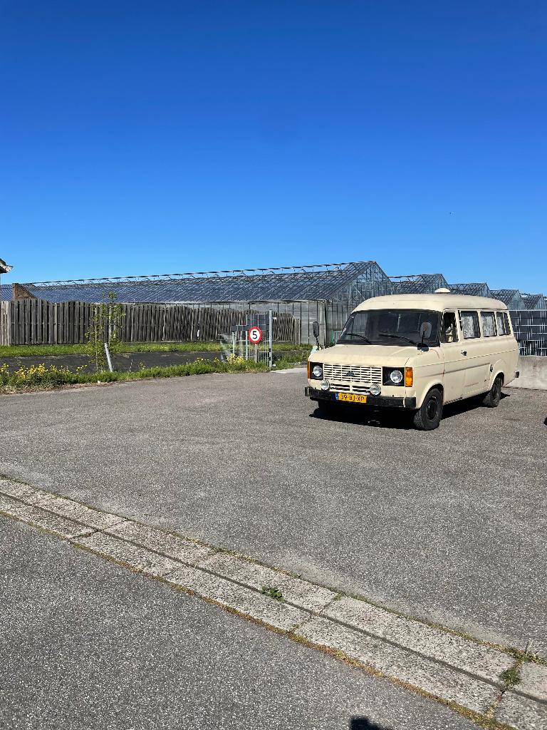 Ford Transit MK2 1980 camber bus, Achterwielaandrijving, 4 cilinders, Beige, Overige kleuren