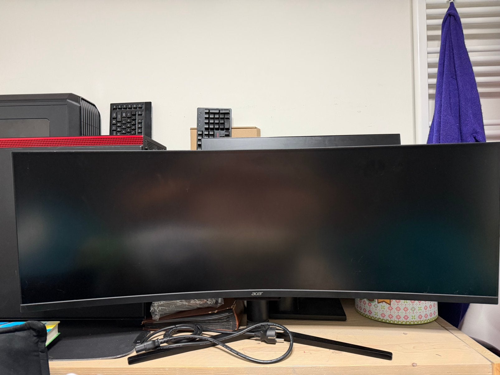 Acer 43 inch curved pc scherm, Computers en Software, Monitoren, Ophalen, HDMI, Curved, 60 Hz of minder