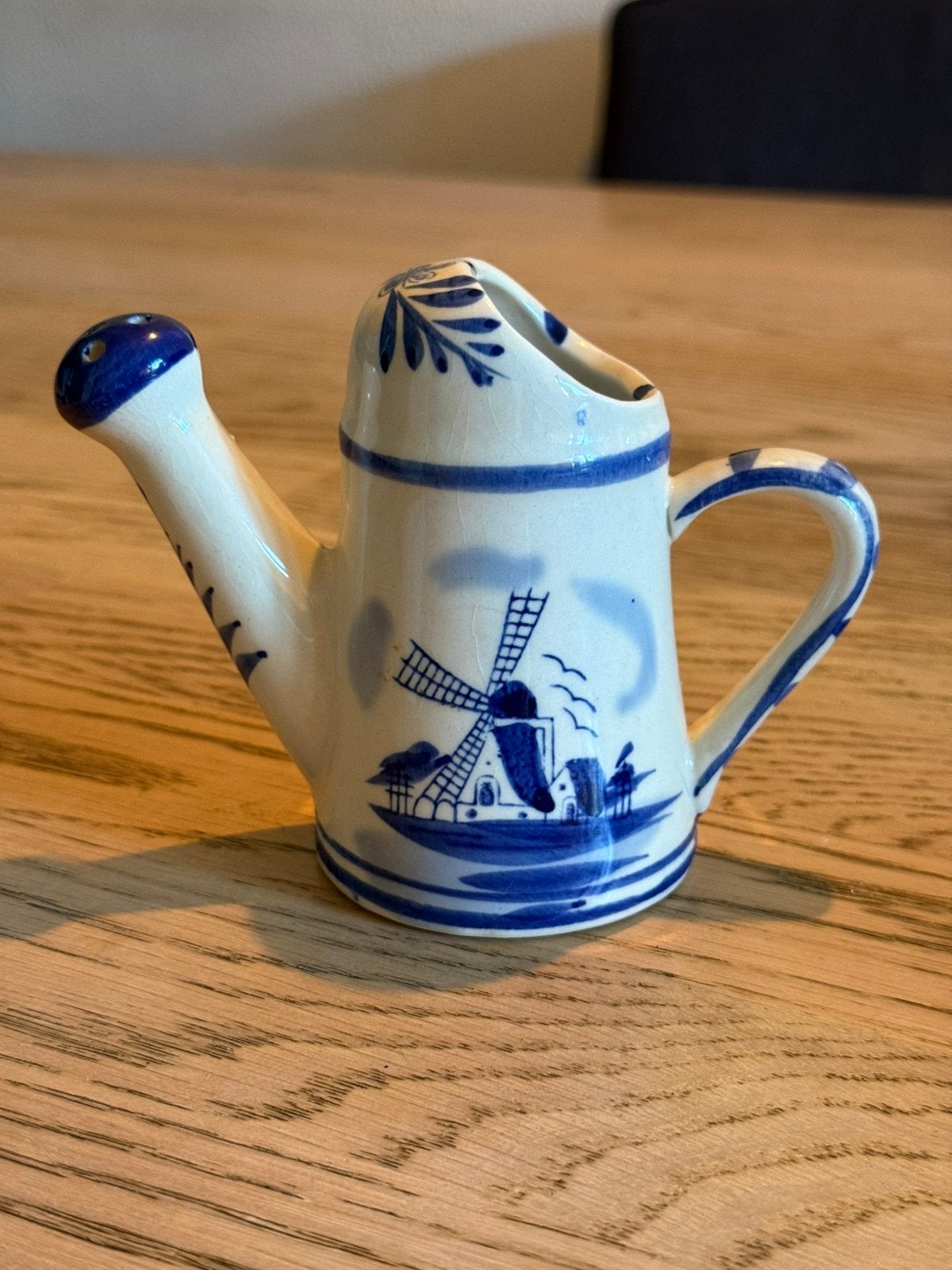 Delfts blauw | gietertje/vaasje | molendecor | Delfts blue, Antiek en Kunst, Verzenden