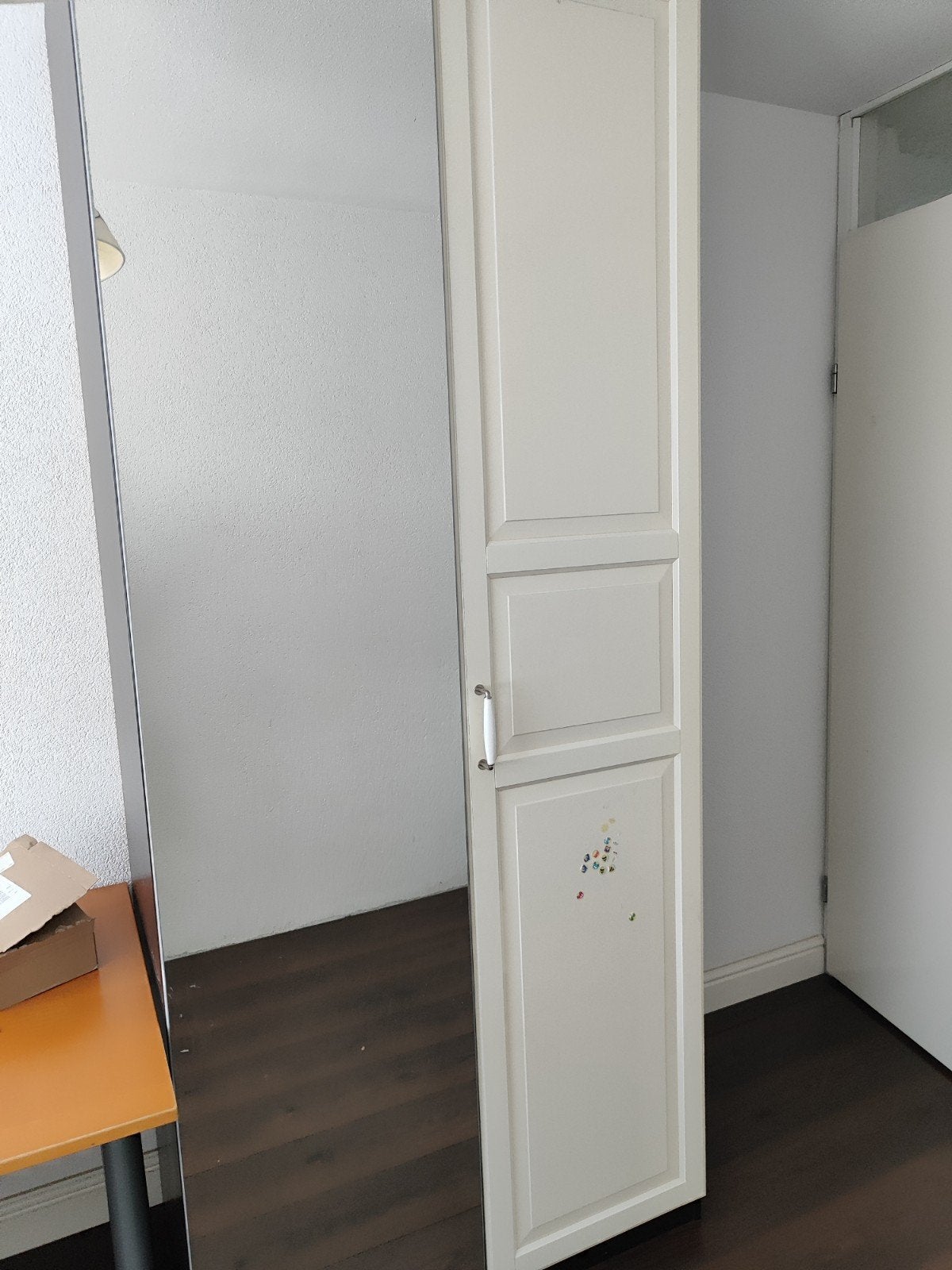 Ikea Kast met spiegel en planken - 230x100x60 cm, Ophalen, 200 cm of meer, 50 tot 100 cm, 50 tot 75 cm