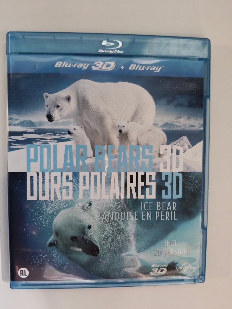 Polar Bear - Ice Bear 3D + 2D Blu-ray (NL/UK Import), Ophalen of Verzenden, Zo goed als nieuw, Tekenfilms en Animatie