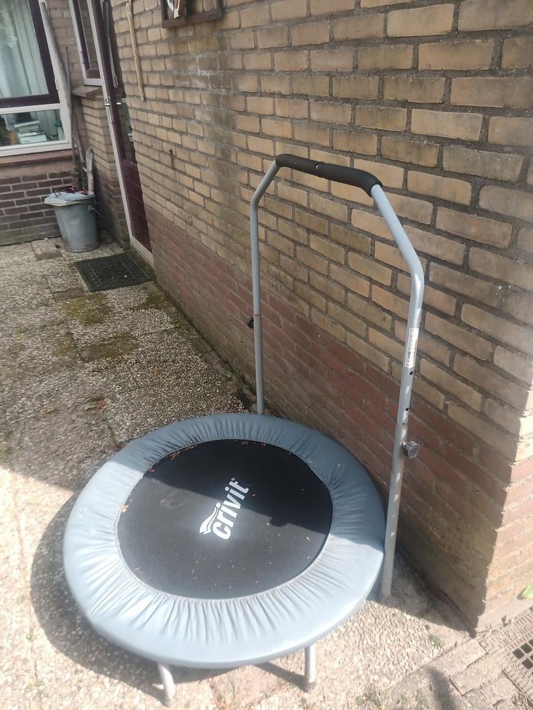 Crivit mini trampoline met handvat, Ophalen, Gebruikt