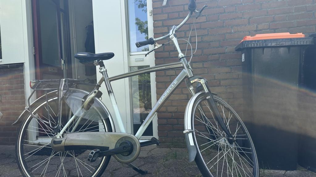 Gazelle Chamonix grijs/wit, Fietsen en Brommers, Ophalen, Gebruikt, Versnellingen, Gazelle