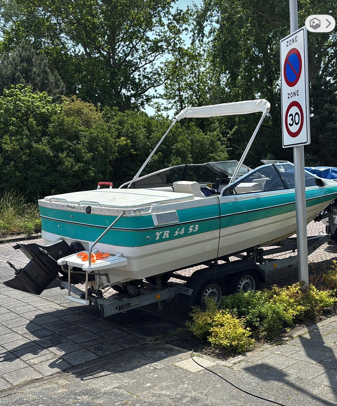 Bayliner Capri 5.0 OMC ., Ophalen, 350 pk, Gebruikt, Binnenboordmotor