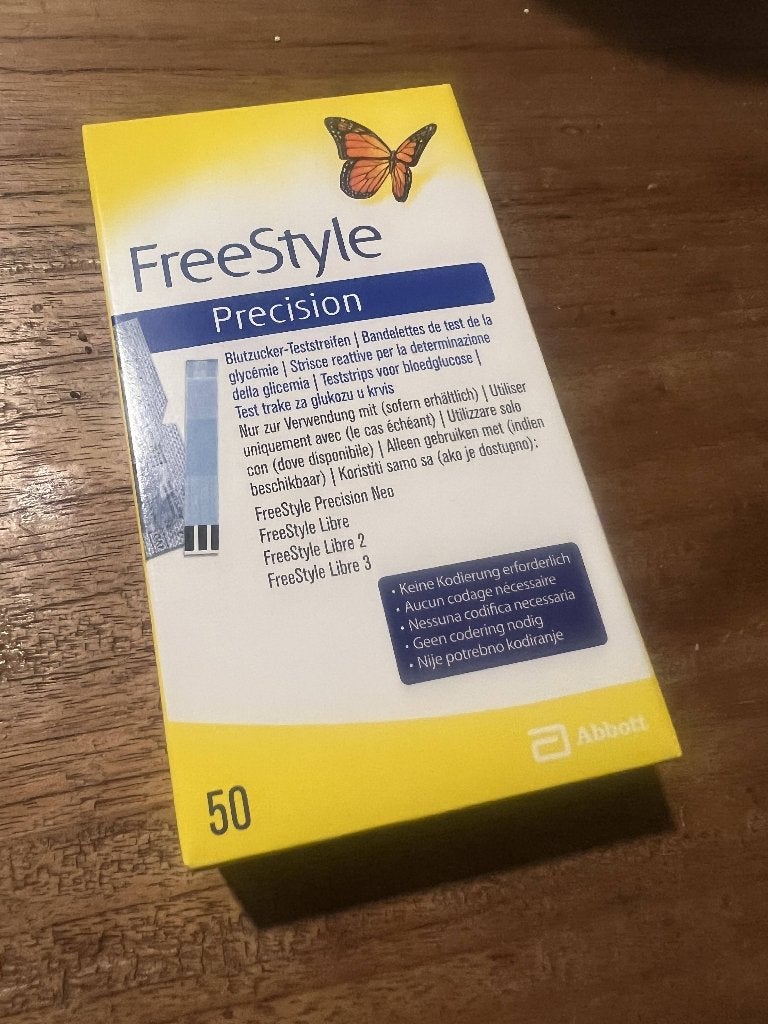 Freestyle Precision teststrips voor glucose 50, Diversen, Verpleegmiddelen, Ophalen of Verzenden, Nieuw