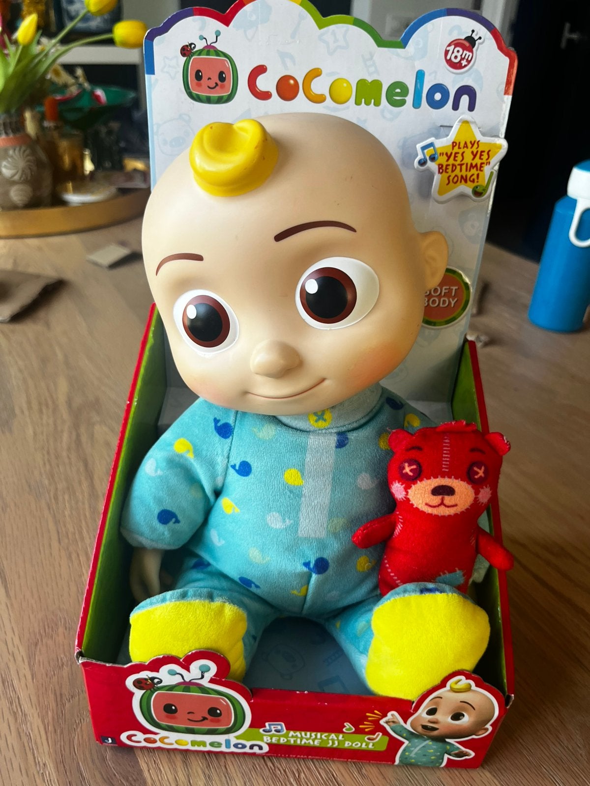 Speelgoed pop met liedjes Cocomelon, Kinderen en Baby's, Ophalen of Verzenden, Zo goed als nieuw, Jongen of Meisje