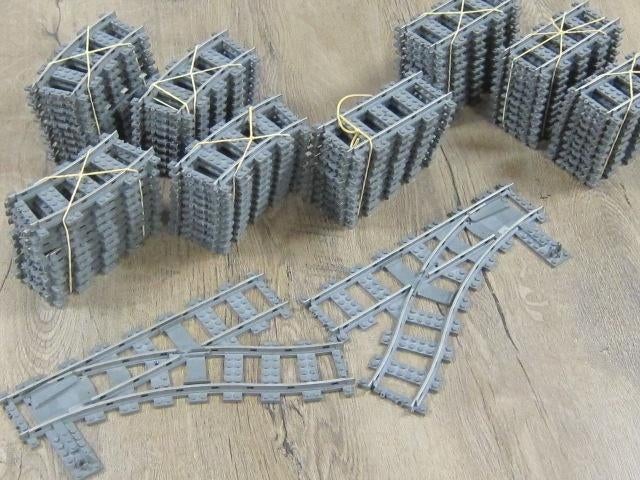 partijtje lego rails, N, Lego, Accessoire, Ophalen of Verzenden