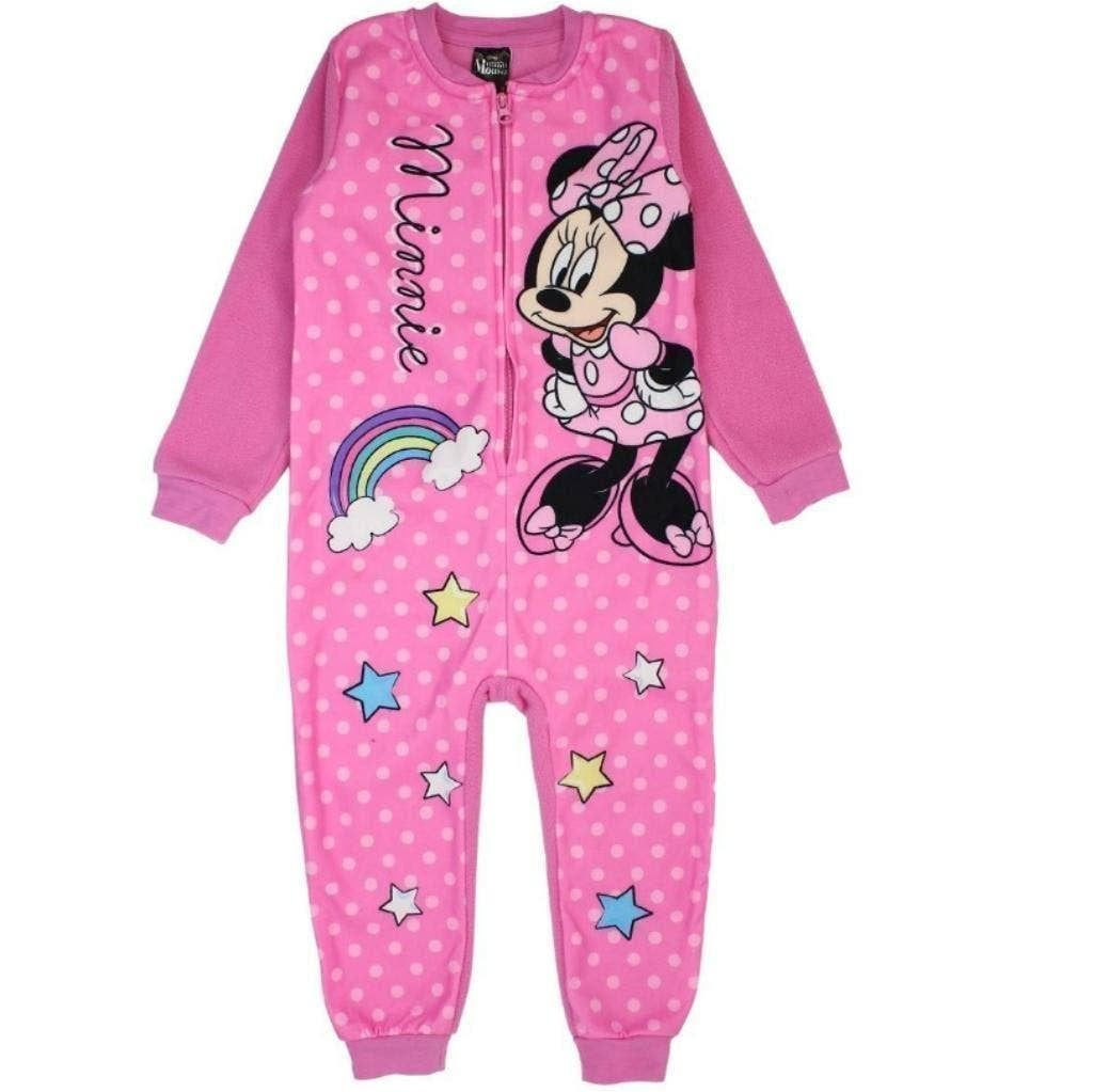 Minnie Mouse Fleece Onesie - Disney - Maat 116/128, Nacht- of Onderkleding, Meisje, Minnie Mouse, Nieuw
