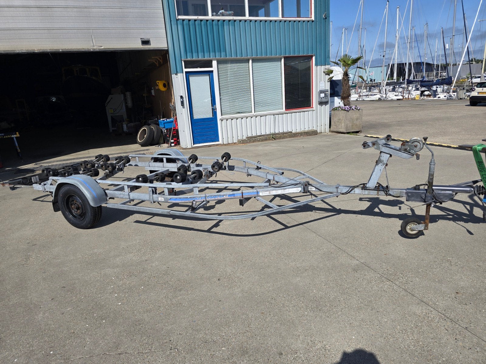 Gebruikte boottrailer met rollen, Watersport en Boten, Boottrailers, Gebruikt, Overige typen, Minder dan 6 meter, Ophalen of Verzenden